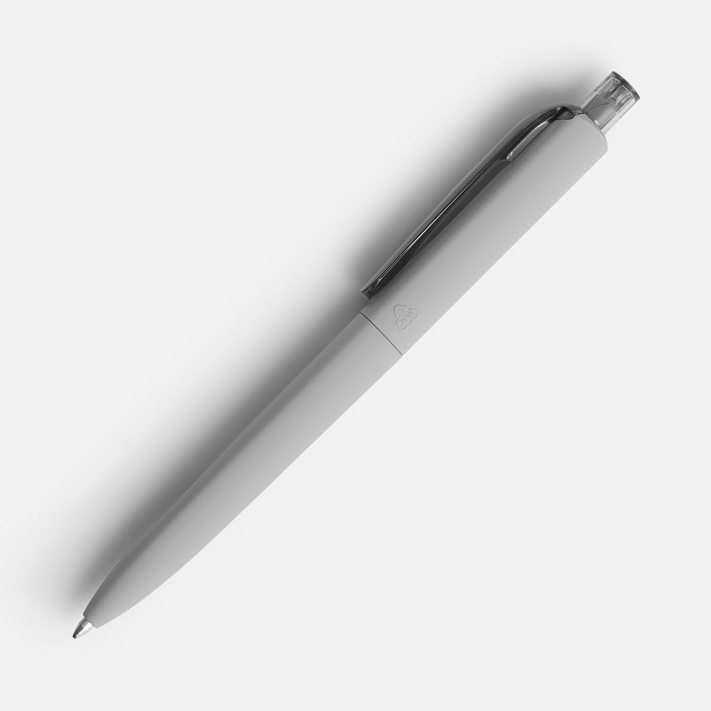 Ручка шариковая Prodir DS8 PRR-T Soft Touch, серая — изображение 3