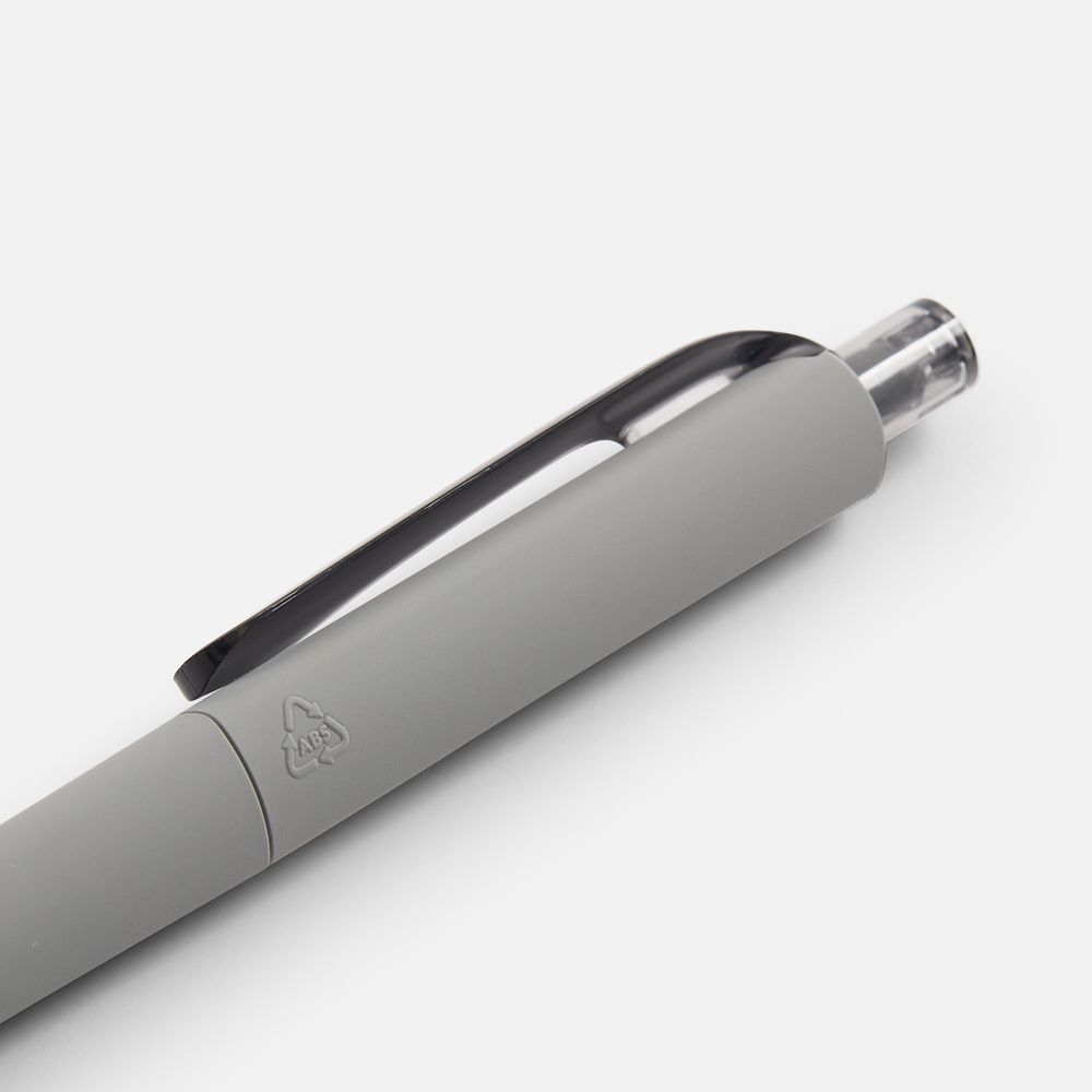 Ручка шариковая Prodir DS8 PRR-T Soft Touch, серая — изображение 4