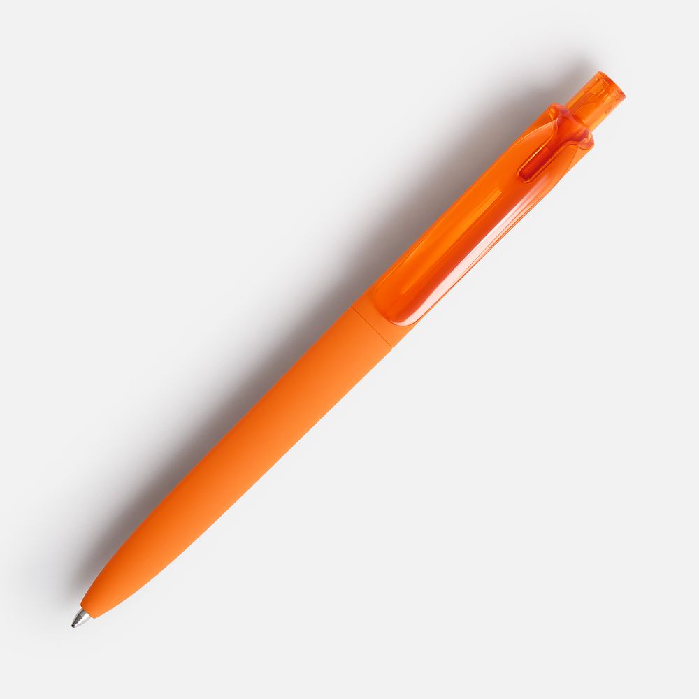 Ручка шариковая Prodir DS8 PRR-T Soft Touch, оранжевая — изображение 2