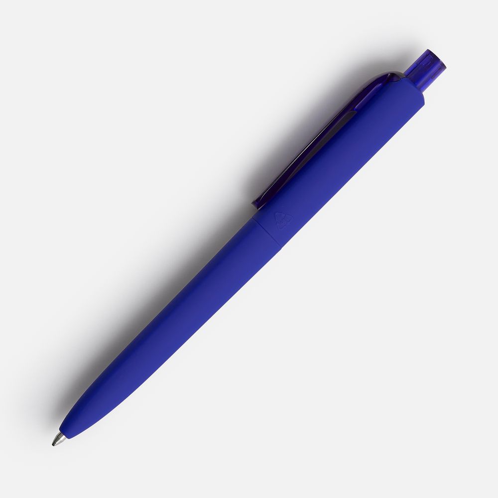 Ручка шариковая Prodir DS8 PRR-T Soft Touch, синяя — изображение 3
