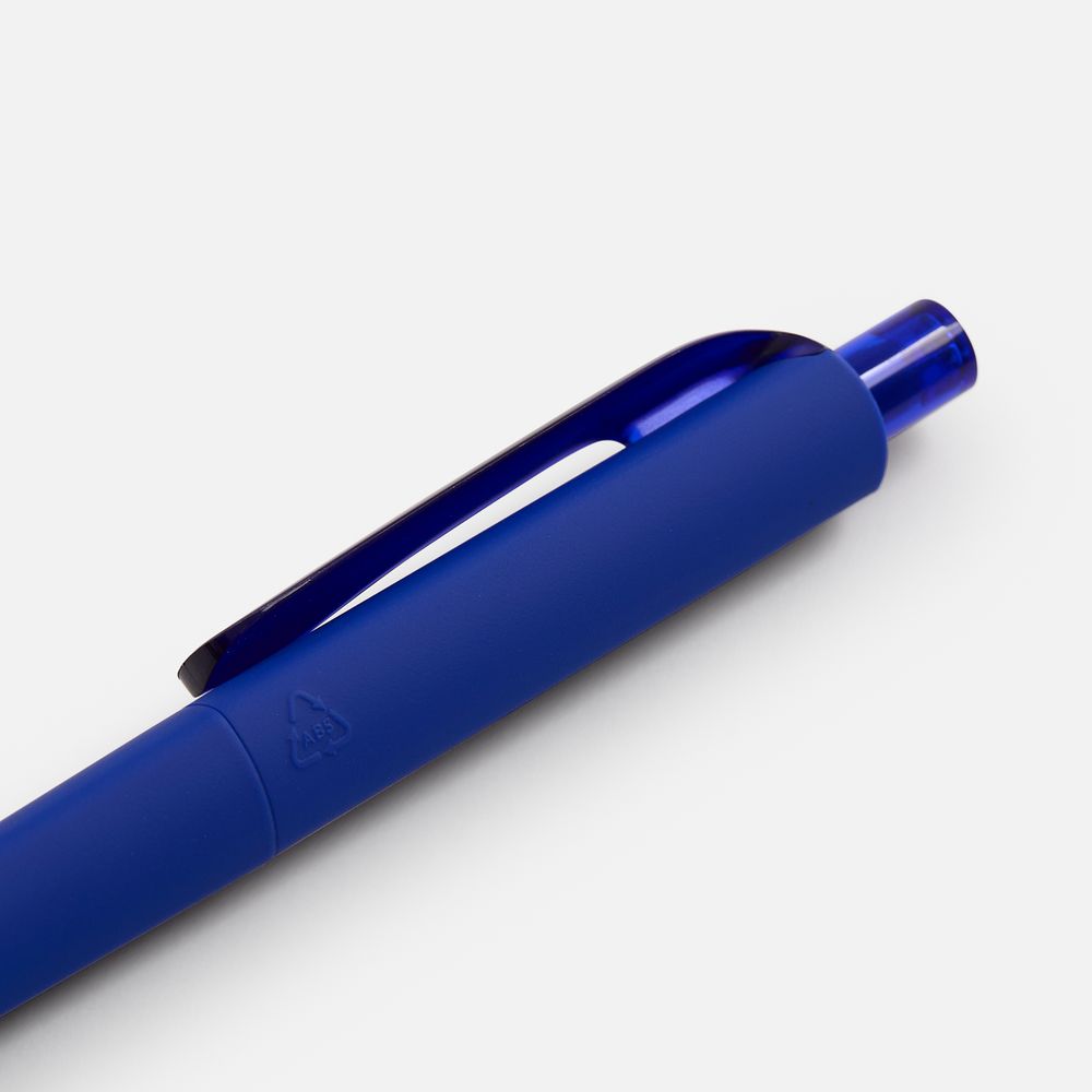 Ручка шариковая Prodir DS8 PRR-T Soft Touch, синяя — изображение 4