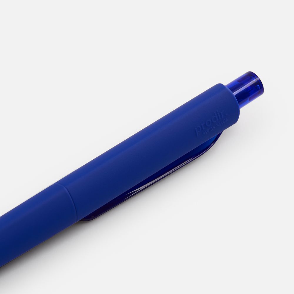 Ручка шариковая Prodir DS8 PRR-T Soft Touch, синяя — изображение 5