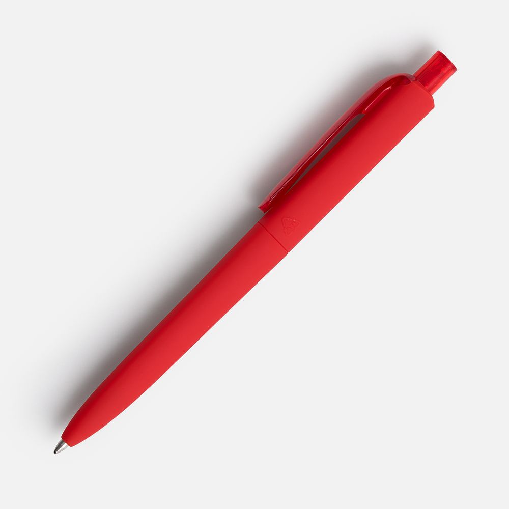 Ручка шариковая Prodir DS8 PRR-T Soft Touch, красная — изображение 3