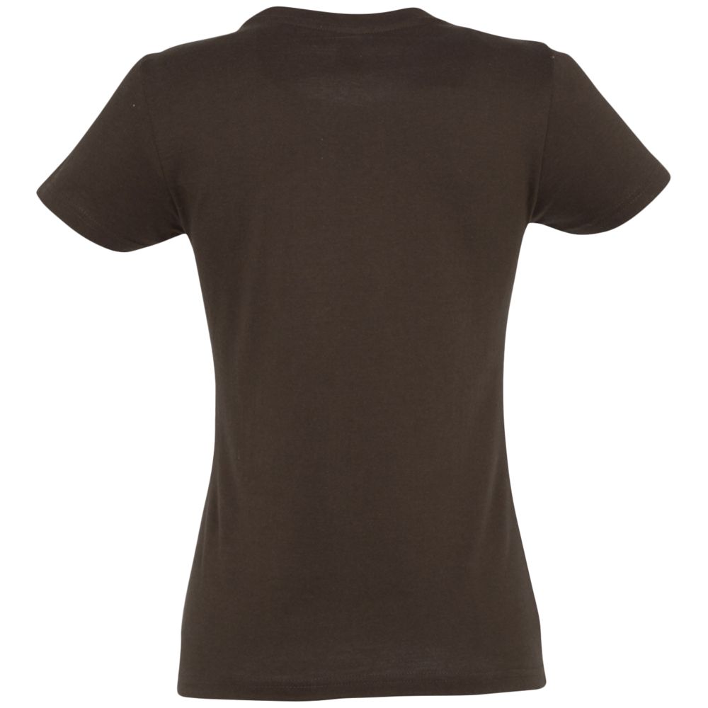 Футболка женская Imperial Women 190, шоколадно-коричневая — изображение 2