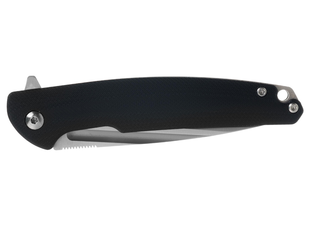 Нож складной Stinger, 106 мм, (серебристый), материал рукояти: сталь D2, стеклотекстолит G10 — изображение 2