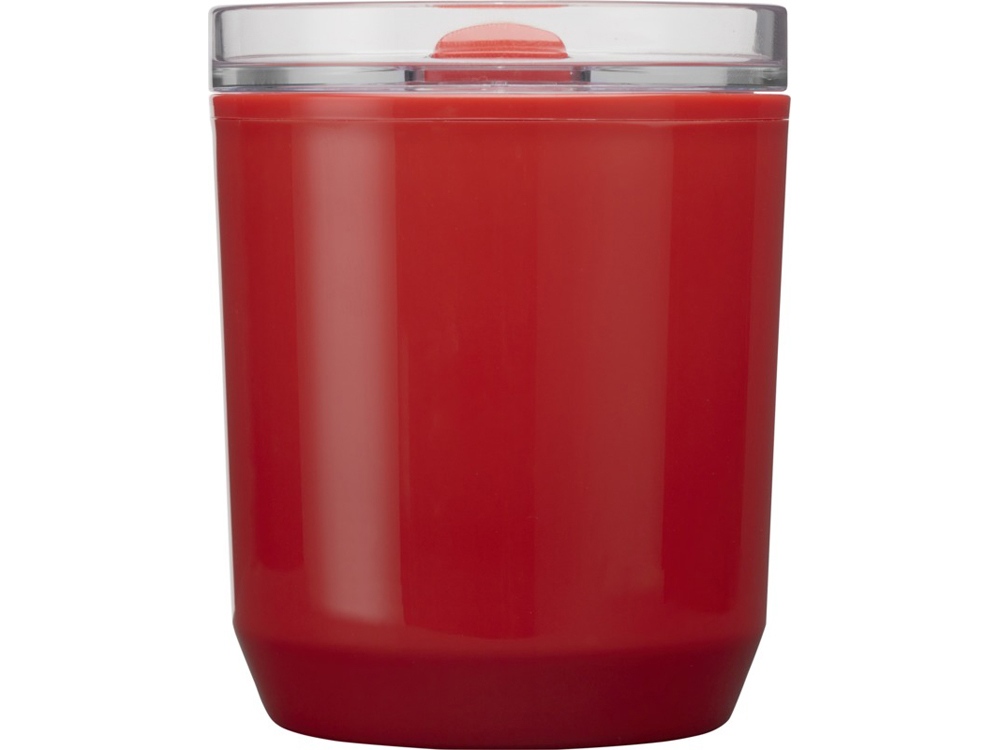 Hudson кружка из переработанного пластика с двойными стенками объемом 180 мл, красный — изображение 3