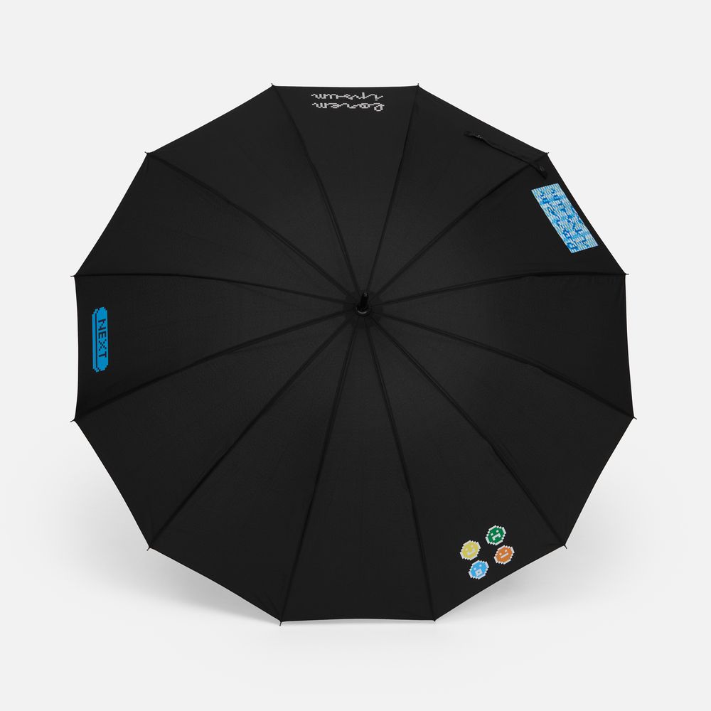 Зонт-трость Lui, черный — изображение 5