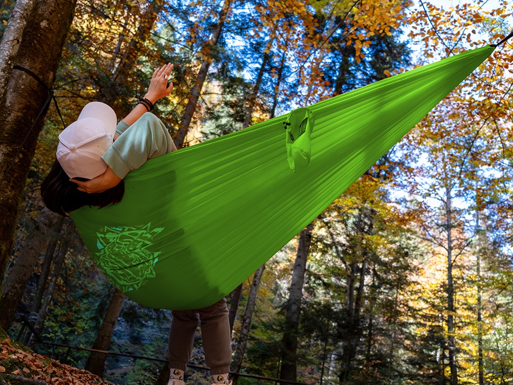 Гамак Lazy, зеленое яблоко — изображение 2