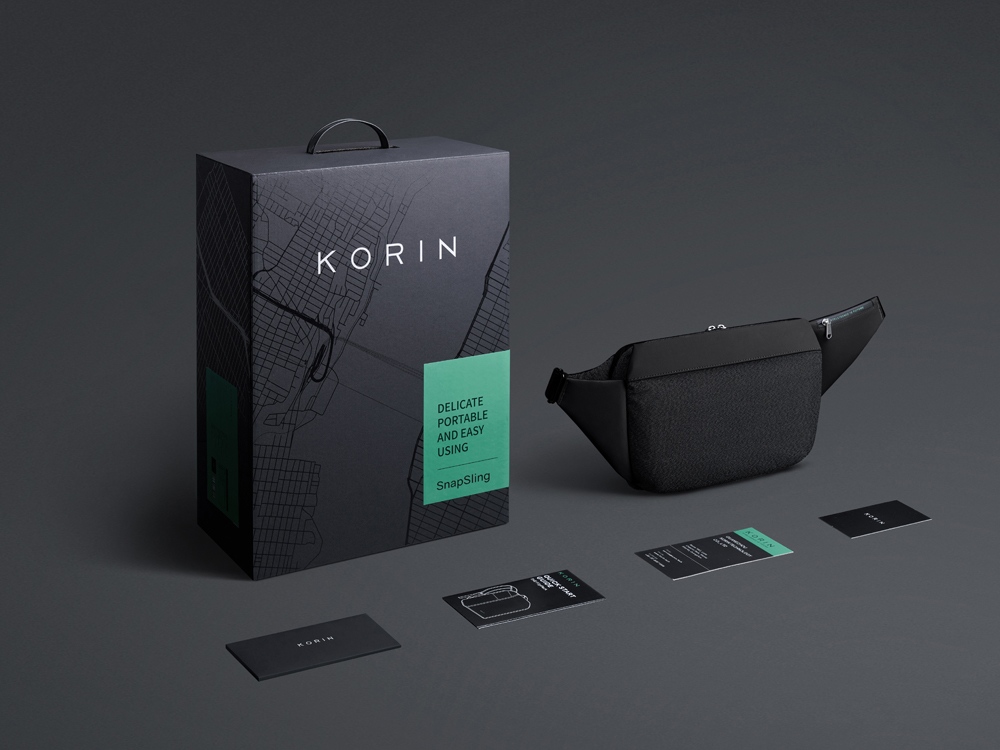 Сумка-слинг Snapsling, серый — изображение 9