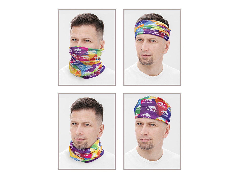 Многофункциональная бандана с возможностью полноцветной печати — изображение 2