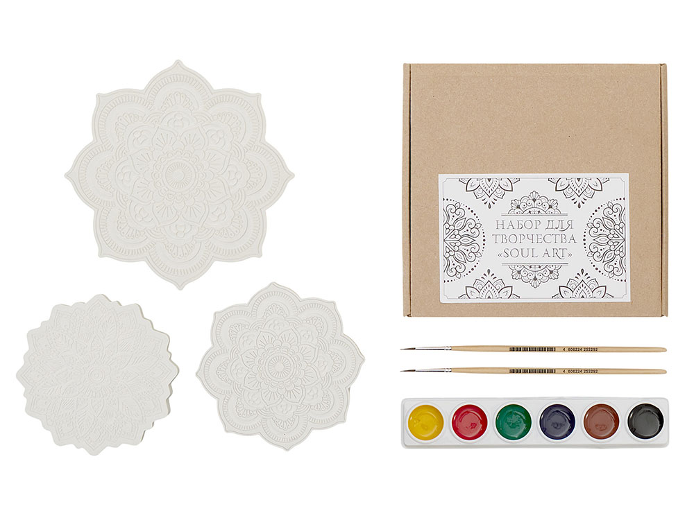 Набор для творчества мандалы из гипса Soul Art — изображение 3