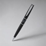 Ручка шариковая Pierre Cardin коллекция ВЕСЫ | LIBRA. Корпус и колпачок - латунь, лак, акрил. Отделка и детали дизайна - сталь и хром. Цвет акрил.вставки - черный, корпус - черный. Упаковка В