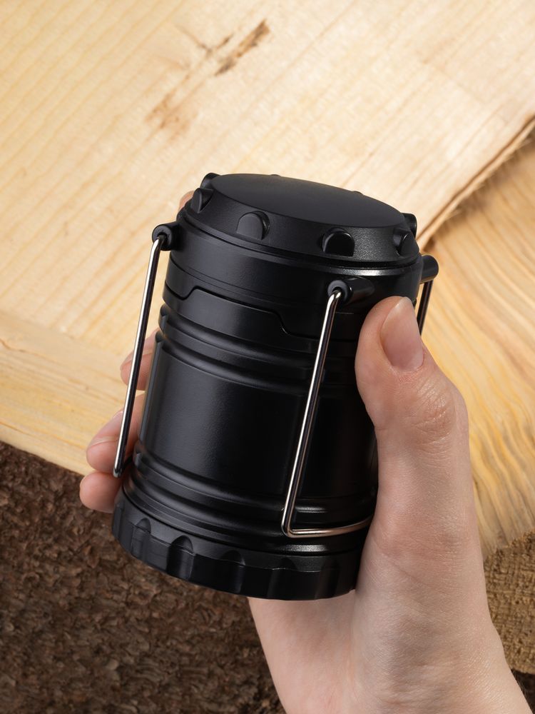 Кемпинговый фонарь с имитацией пламени Lindau Flame, черный — изображение 9