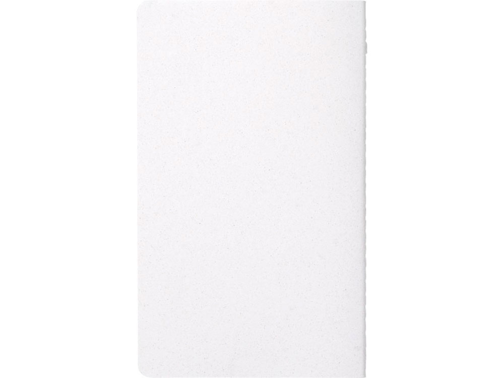 Блокнот Fabia с переплетом, изготовленный из рубленой бумаги, белый — изображение 3