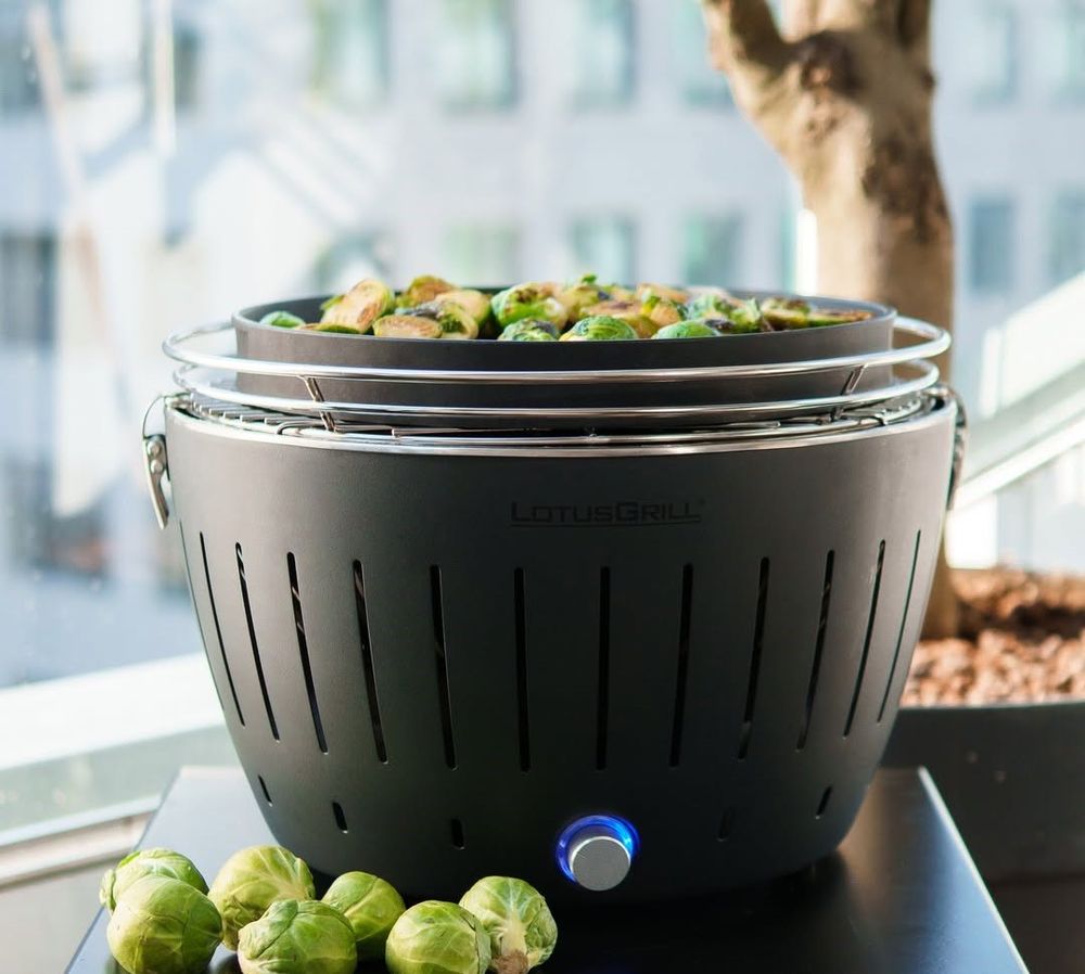 Угольный гриль Lotus Grill Classic, серый (антрацит) — изображение 4
