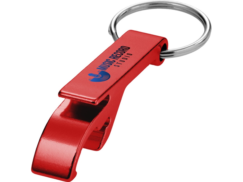 Брелок-открывалка Tao из переработанного алюминия - Красный — изображение 5