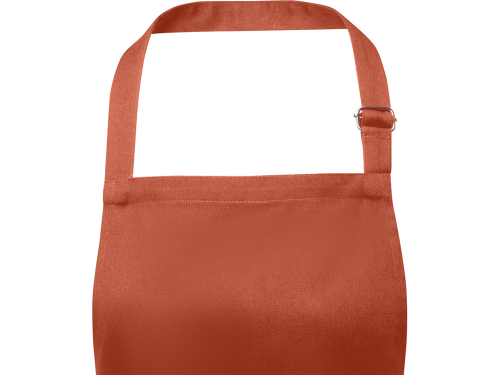 Фартук Andrea плотностью 240 г/м² с регулируемой завязкой на шее - Brick — изображение 3