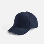 Бейсболка Buffalo, темно-синяя с белым