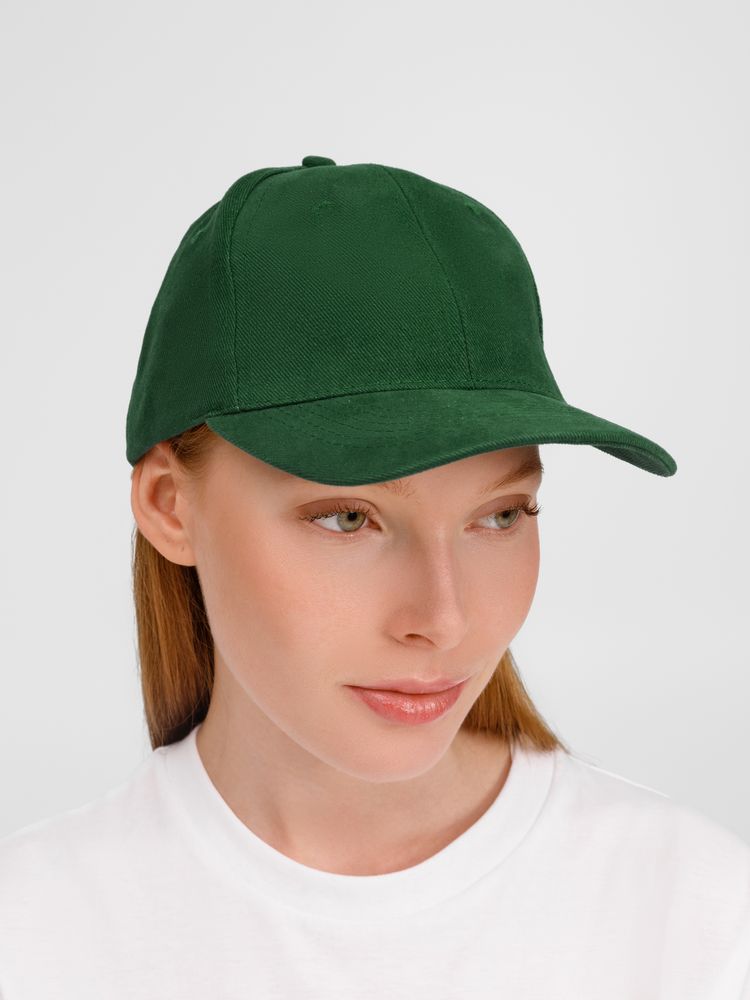 Бейсболка Buffalo, темно-зеленая — изображение 7