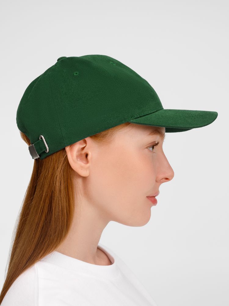 Бейсболка Buffalo, темно-зеленая — изображение 8