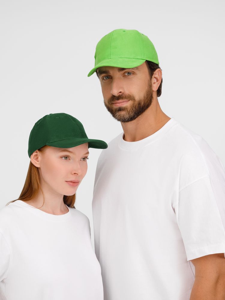 Бейсболка Buffalo, темно-зеленая — изображение 9