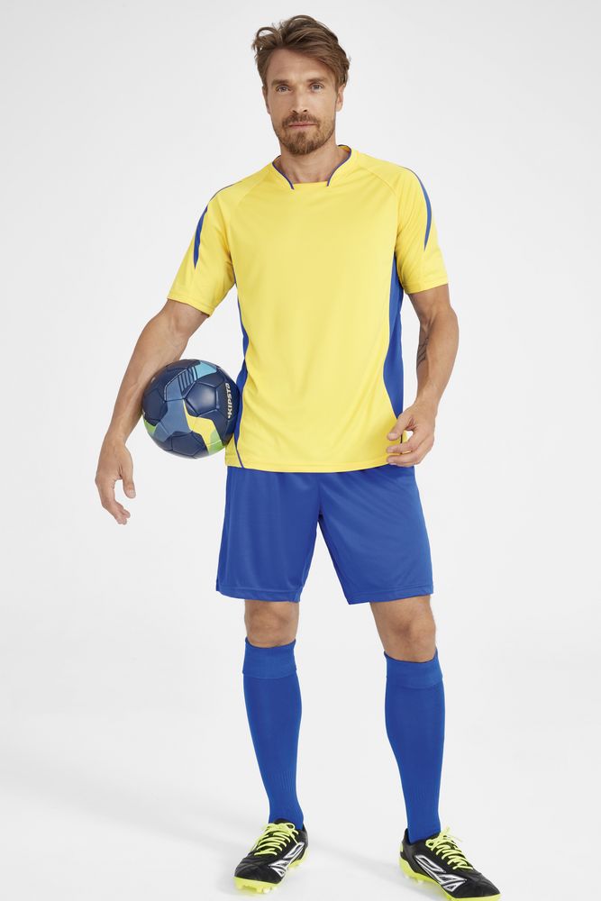 Футболка спортивная Maracana 140, зеленая с белым — изображение 4