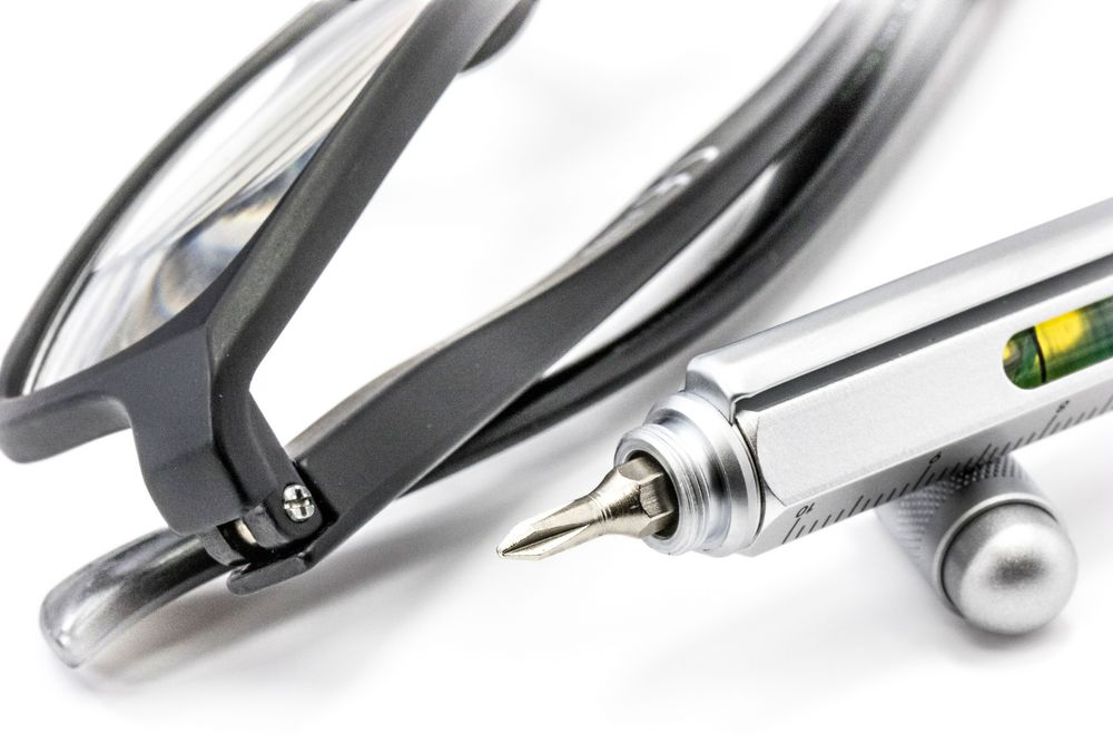 Ручка шариковая Construction, мультиинструмент, серебристая — изображение 6