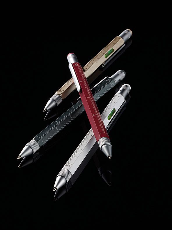 Ручка шариковая Construction, мультиинструмент, серебристая — изображение 7