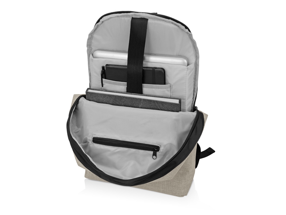 Рюкзак Planar с отделением для ноутбука 15.6, бежевый — изображение 4
