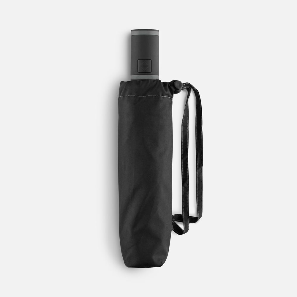 Зонт складной AOC Mini с цветными спицами, серый — изображение 5