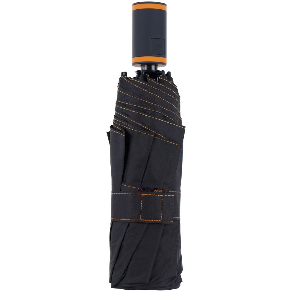 Зонт складной AOC Mini с цветными спицами, оранжевый — изображение 6