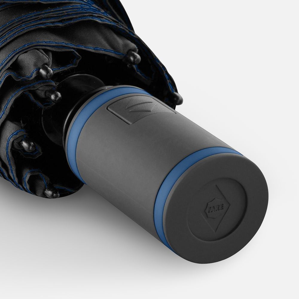 Зонт складной AOC Mini с цветными спицами, темно-синий — изображение 7