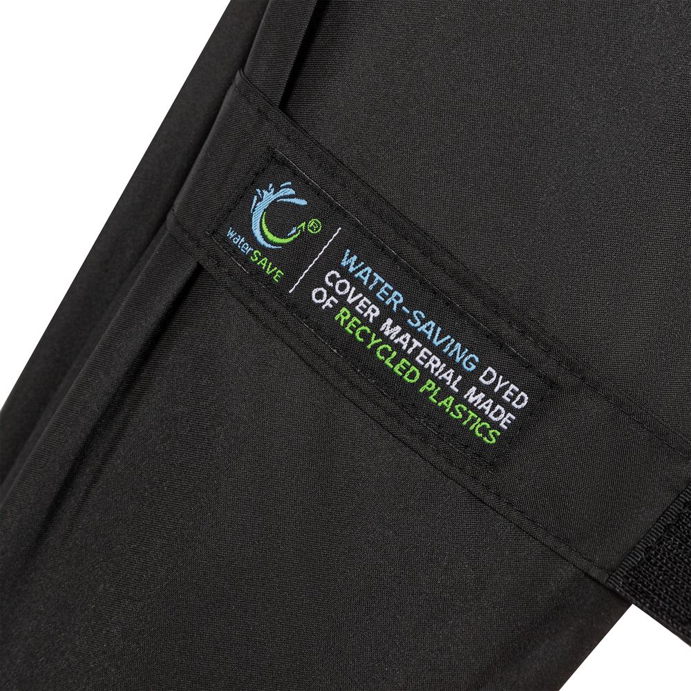 Зонт-трость с цветными спицами Color Style, красный с черной ручкой — изображение 7