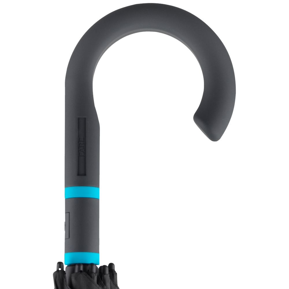 Зонт-трость с цветными спицами Color Style, бирюзовый — изображение 5