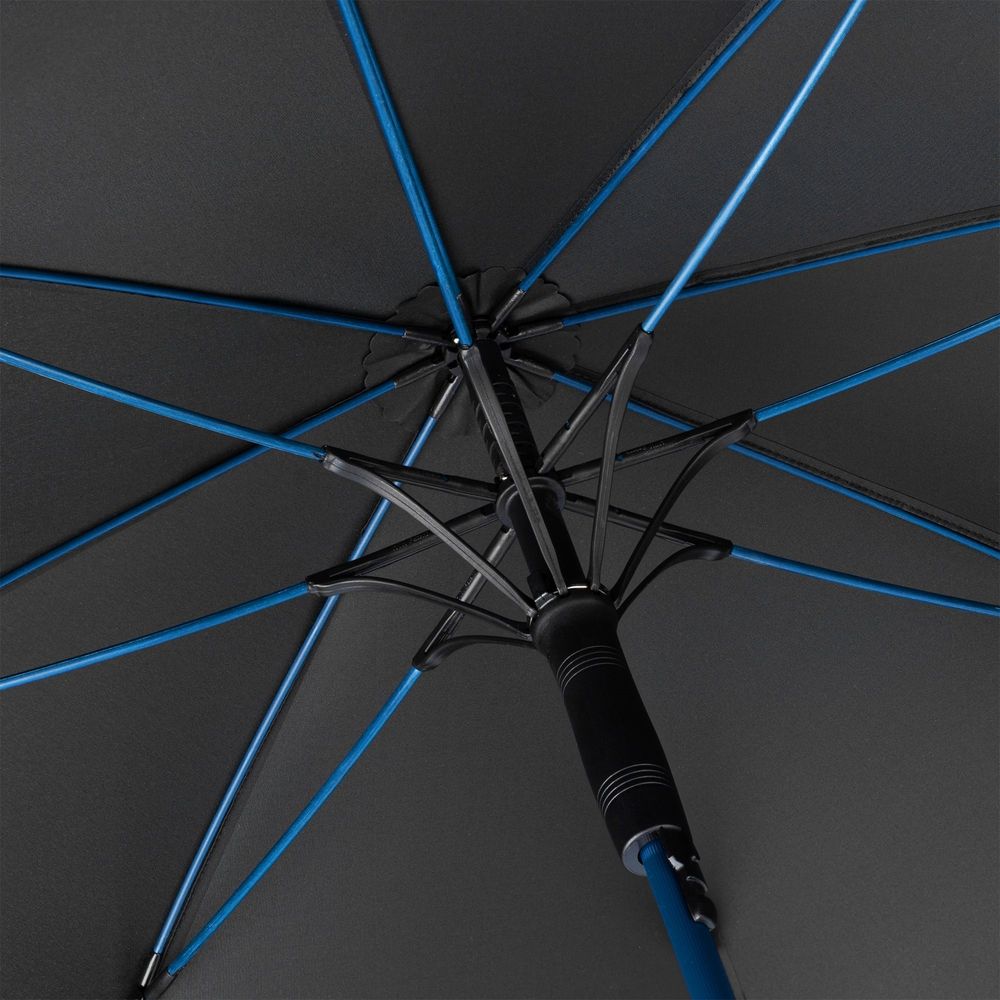 Зонт-трость с цветными спицами Color Style, ярко-синий — изображение 3