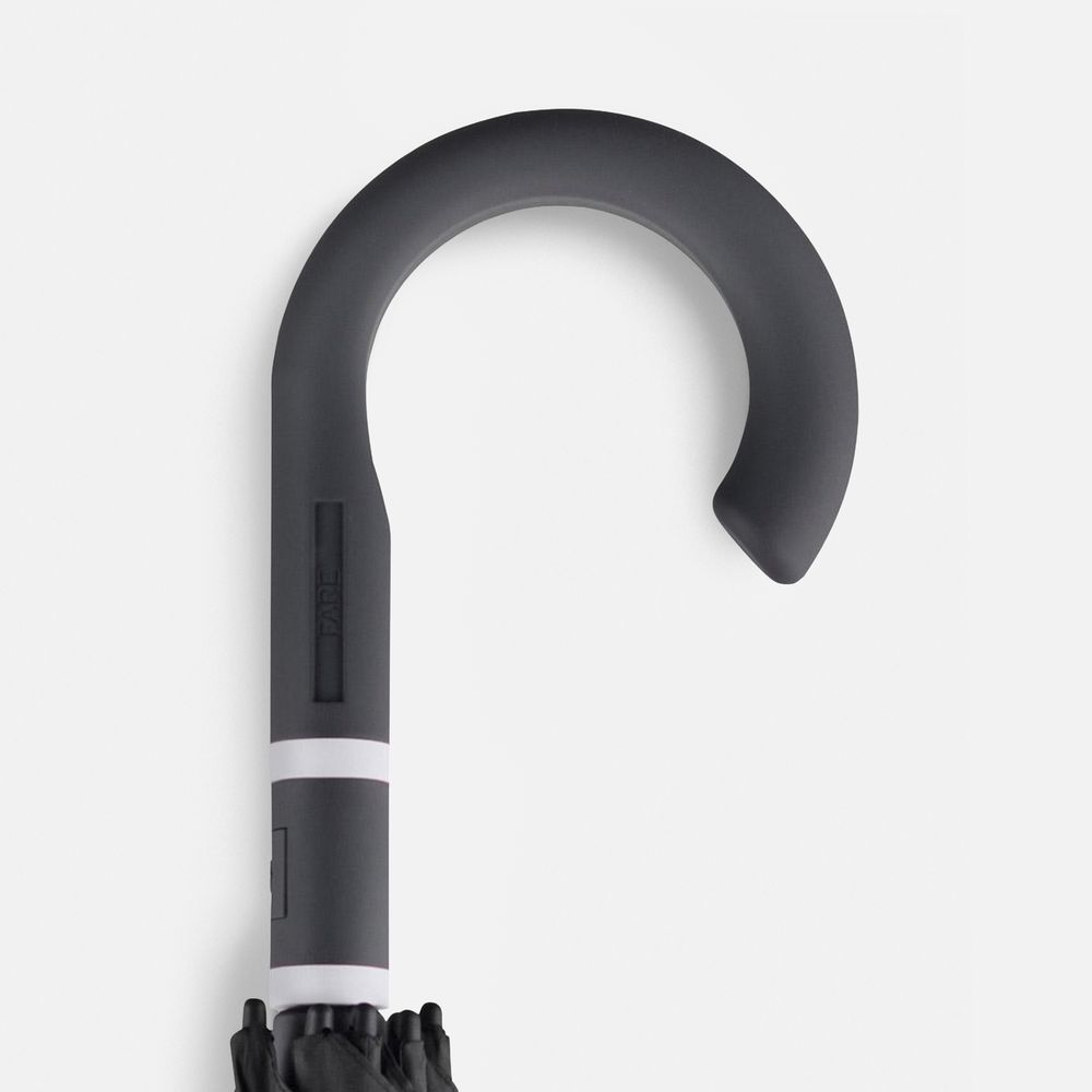 Зонт-трость с цветными спицами Color Style, белый — изображение 4