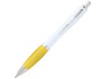 Nash шариковая ручка из переработанной пластмассы - Желтый (черные чернила)