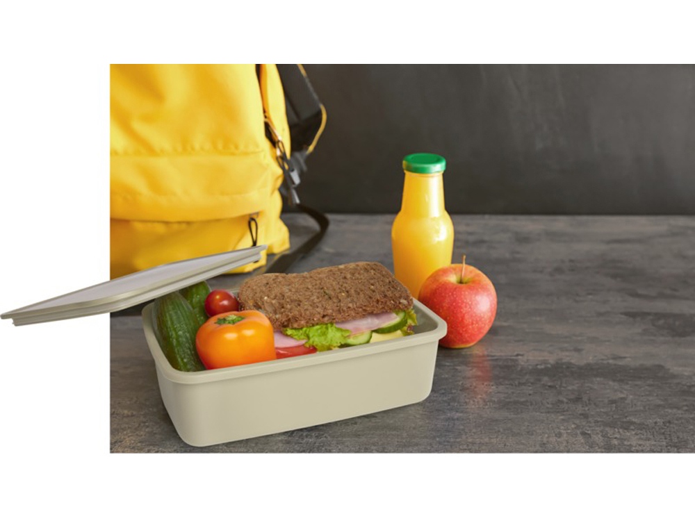 Dovi Контейнер для завтрака из переработанного пластика , бежевый — изображение 4