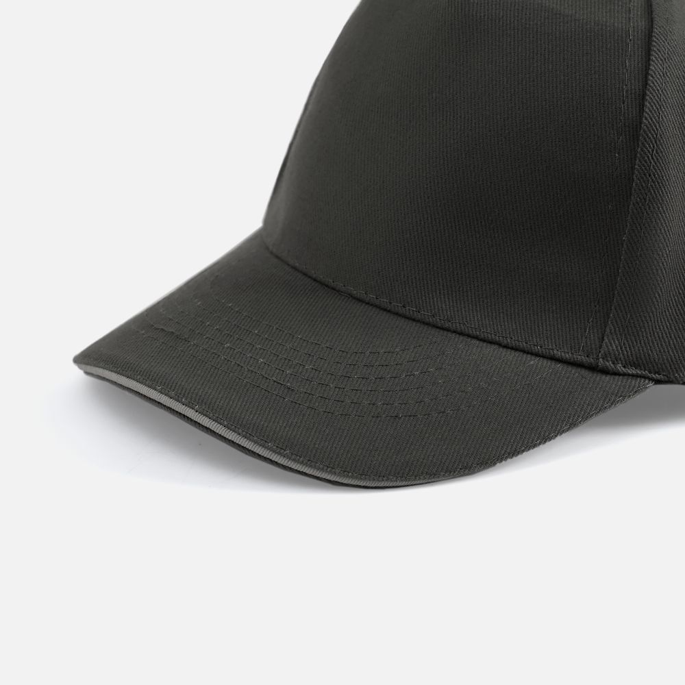 Бейсболка Long Beach, темно-серая со светло-серым — изображение 2