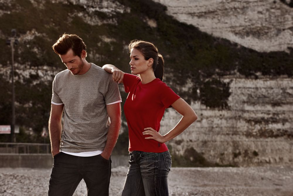 Футболка мужская American T, красная — изображение 2