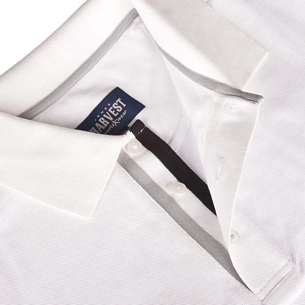 Рубашка поло женская Antreville, белая — изображение 4