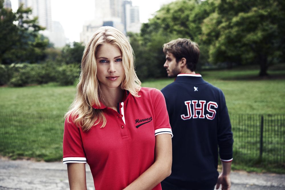 Рубашка поло женская Antreville, темно-синяя — изображение 6