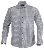 Рубашка мужская в клетку Tribeca, черная