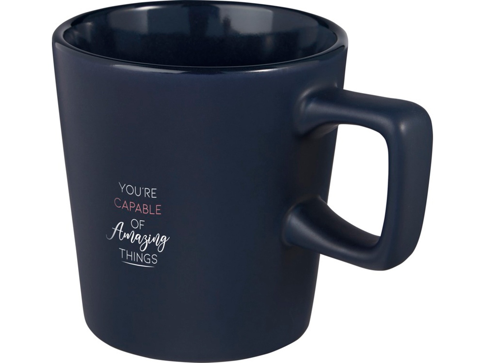 Керамическая кружка Ross объемом 280 мл, темно-синий — изображение 4