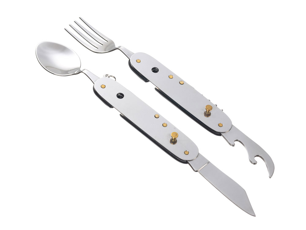 Нож перочинный Stinger, 109 мм, 8 функций, материал рукояти: АБС-пластик (чёрный) — изображение 6