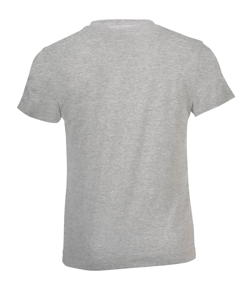 Футболка детская Regent Fit Kids, серый меланж — изображение 2