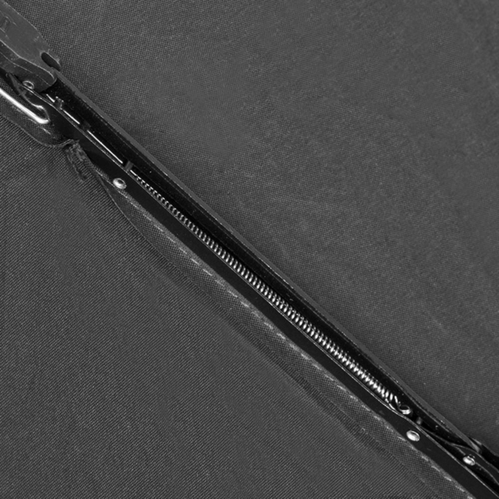 Зонт складной Fiber, черный — изображение 5