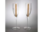 Бокалы для шампанского с кристаллами Swarovski Chinelli
