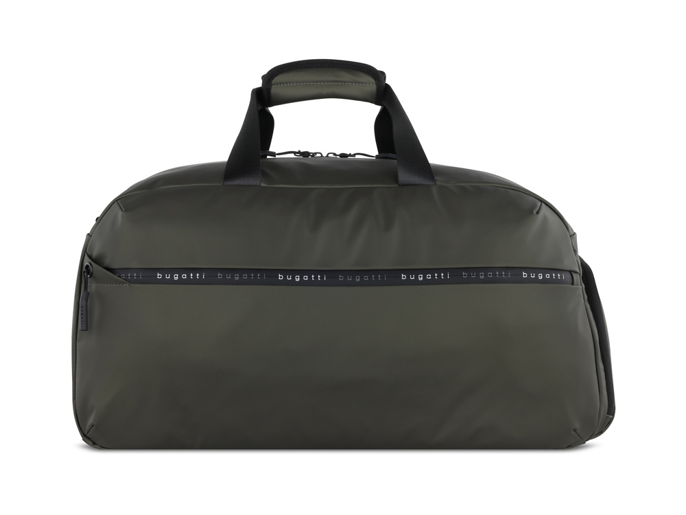 Сумка спортивная BUGATTI Blanc, оливковая, тарпаулин/полиэстер, 52х26х27,5 см — изображение 2