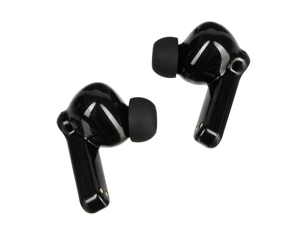 Беспроводные наушники с шумоподавлением c подсветкой лого Lites, черные — изображение 4